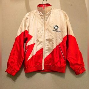 Vintage 1980's Pace Setter Retro Colored Windbreaker | Size Small